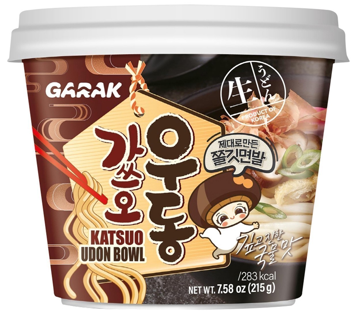 GARAK Udon Bowl Katsuo 3x 215g Instant Nudeln