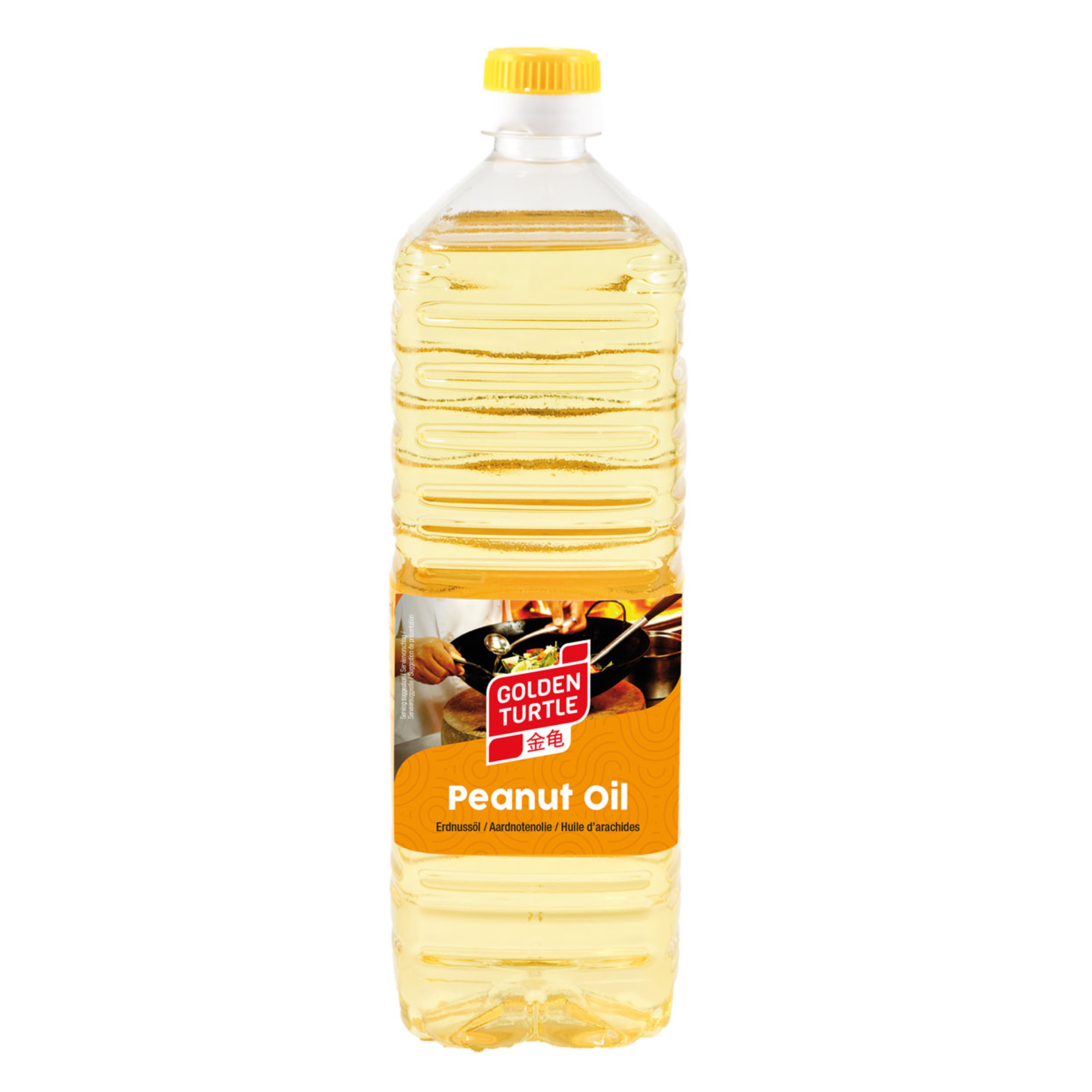 Golden Turtle Peanut Oil Erdnussöl 6x 1000ml zum Braten, Frittieren & Grillen
