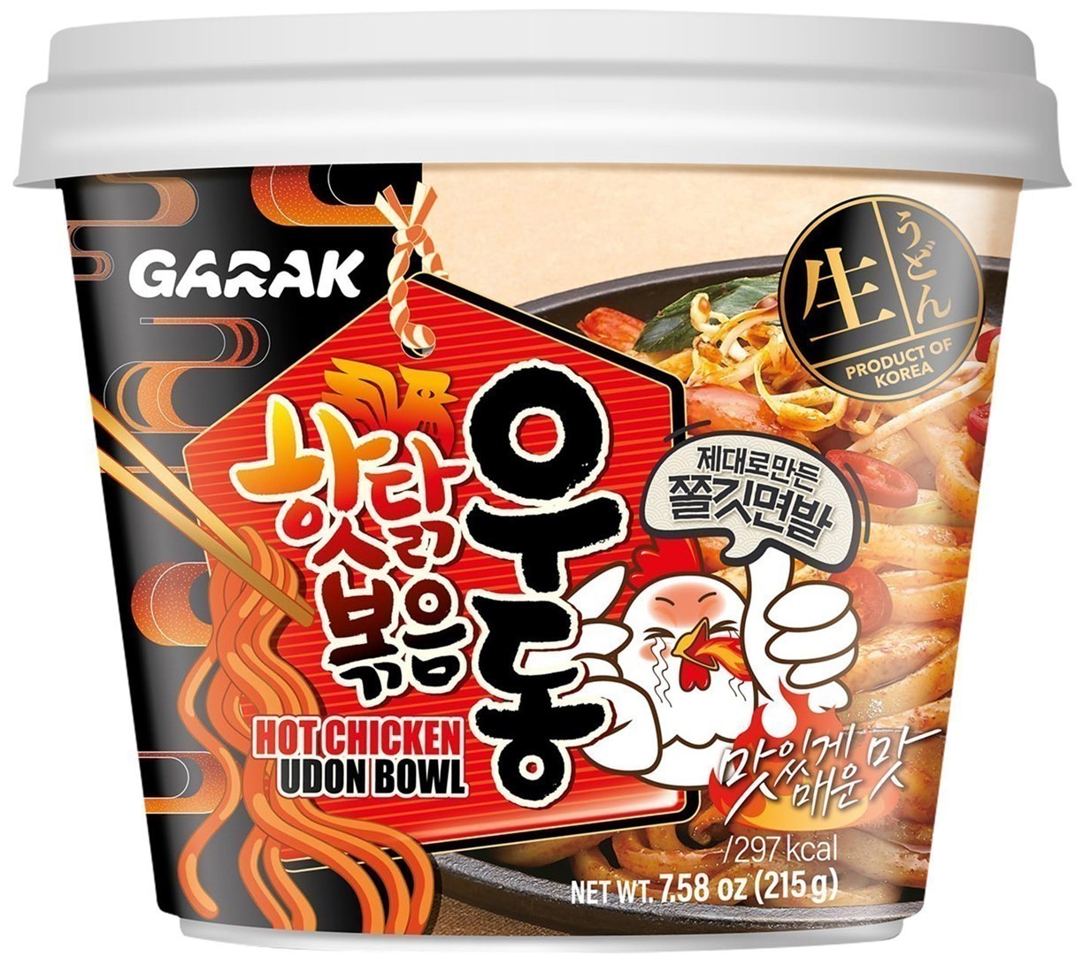 GARAK Udon Bowl Hot Chicken 12x 215g