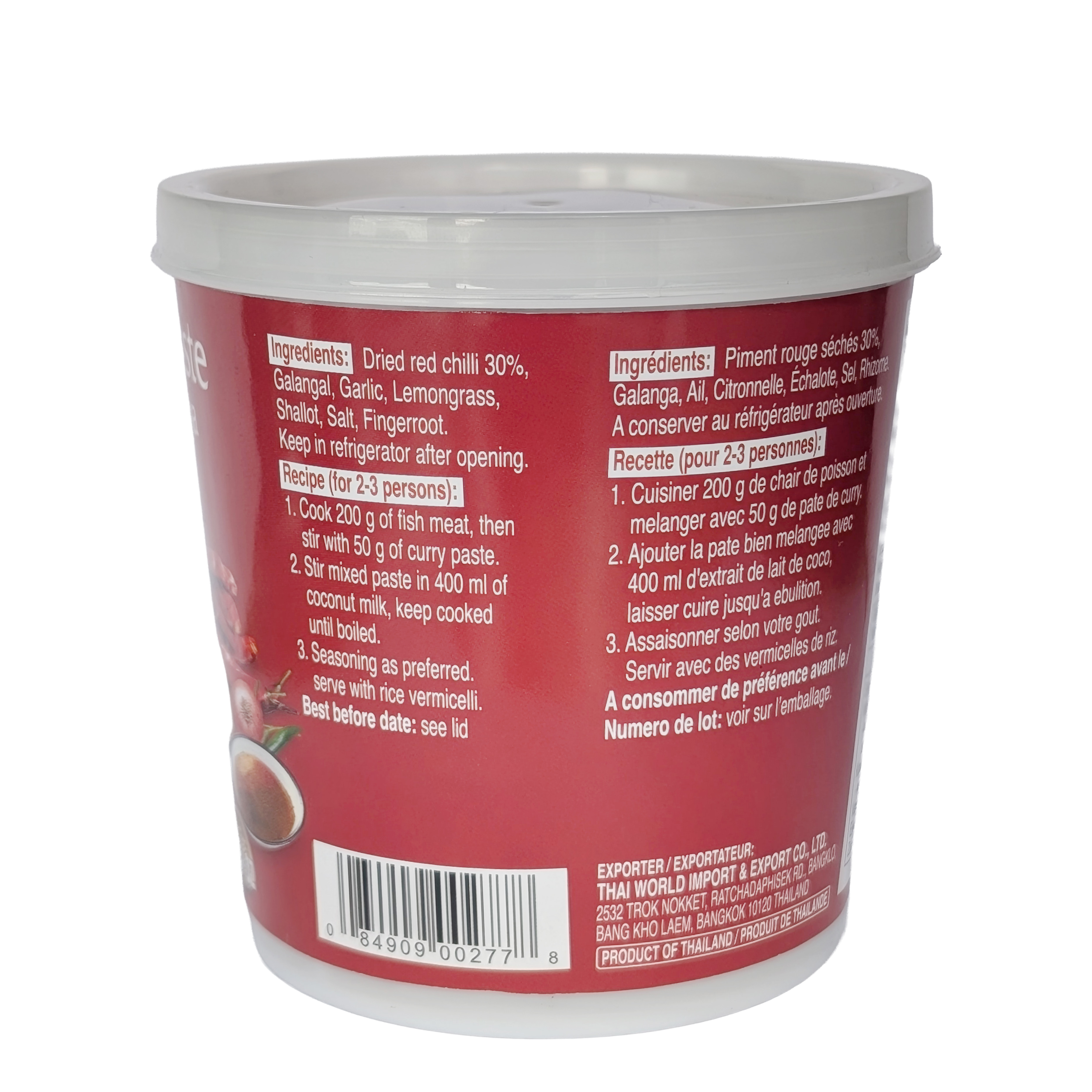 Cock Brand Namya Curry Paste 400g Gewürzpaste für Curry aus Thailand