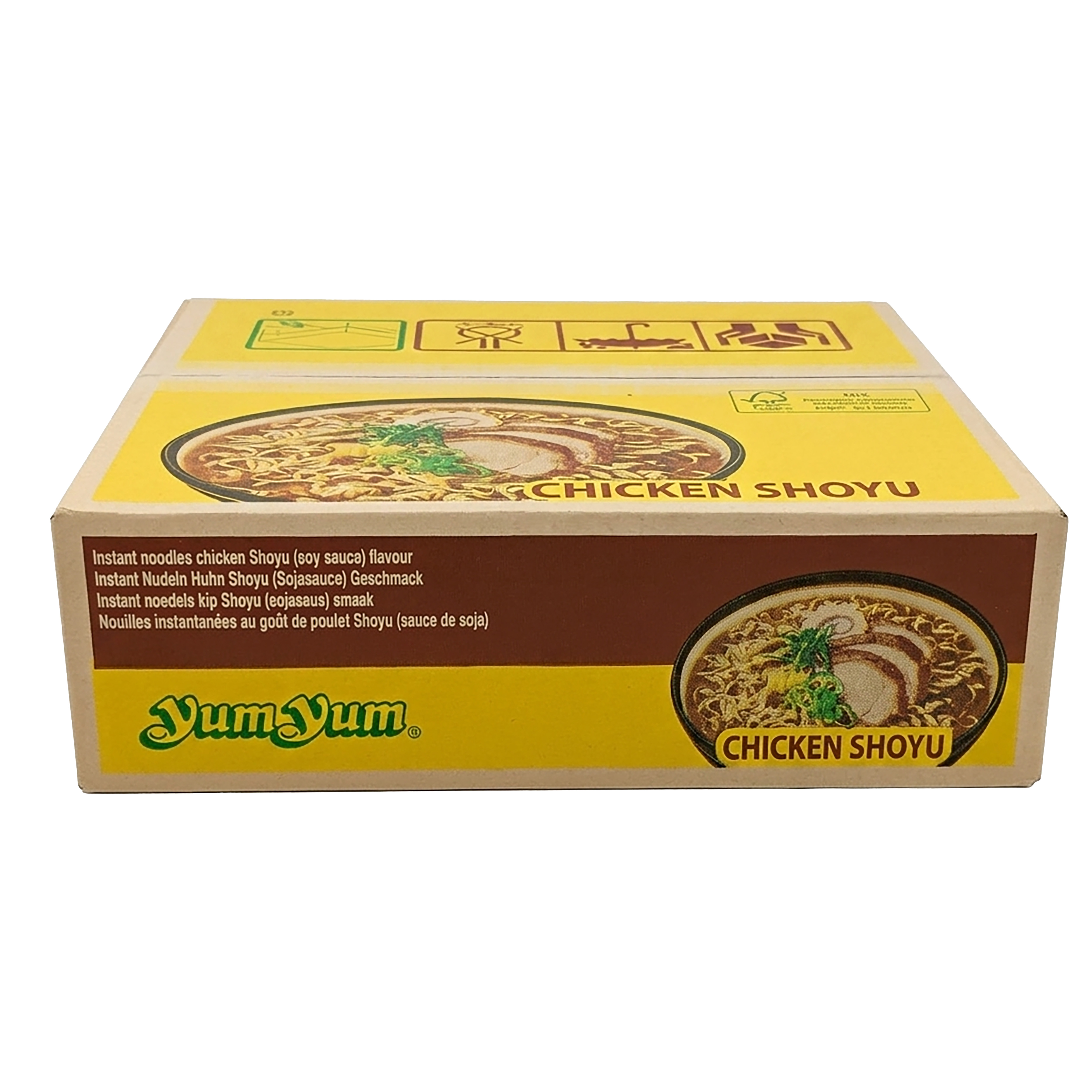 YumYum Japanese Chicken Flavour 120x60g Instant Nudeln Huhn-Shoyugeschmack