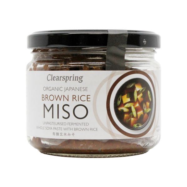 Clearspring Bio Vollreis Genmai Miso 6x 300g unpasteurisiert, aus Japan 